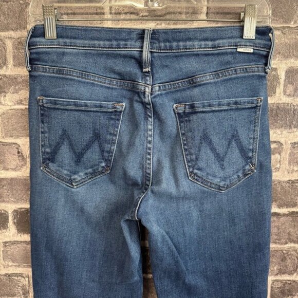 Mother the Mid Rise Dazzler Ankle jeans in Sweet & Sassy - Picture 7 of 12